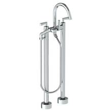 Watermark 30-8.3-TR24-WH - Floor Standing Bath Set with Hand Shower