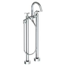 Watermark 30-8.3-TR25-GP - Floor Standing Bath Set with Hand Shower