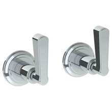 Watermark 30-WTR2-TR24-WH - Wall Mounted 2-Valve Shower Trim