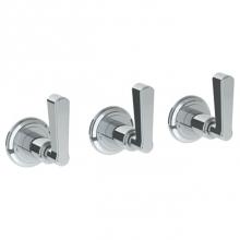 Watermark 30-WTR3-TR24-PC - Wall Mounted 3-Valve Shower Trim