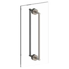 Watermark 31-0.1-18DDP-GP - Brooklyn 18'' double shower door pull/ glass mount towel bar