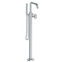 Watermark 31-8.8-BK-SBZ - Single Hole Floor Standing Bath Set with Hand Shower