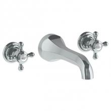 Watermark 312-5-V-SBZ - Wall Mounted 3 Hole Bath Set