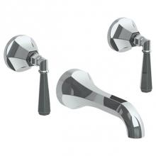 Watermark 312-5-Y-SBZ - Wall Mounted 3 Hole Bath Set