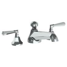 Watermark 312-8-Y-WH - Deck Mounted 3 Hole Bath Set