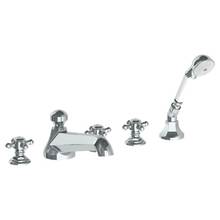 Watermark 312-8.1-V-WH - Deck Mounted 5 Hole Bath Set