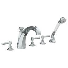 Watermark 312-8.205.1-Y2-WH - Deck Mounted 5 Hole Extended Bath Set