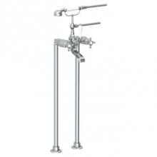 Watermark 312-8.3-V-SBZ - Floor Standing Bath Set with Hand Shower