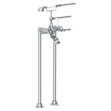 Watermark 312-8.3-Y2-WH - Floor Standing Bath Set with Hand Shower