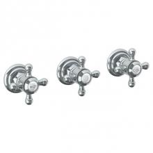 Watermark 312-WTR3-V-PC - Wall Mounted 3-Valve Shower Trim