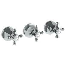 Watermark 312-WTR3-X-GP - Wall Mounted 3-Valve Shower Trim