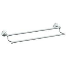 Watermark 313-0.2A-WH - Wall Mounted Double Towel Bar, 24''