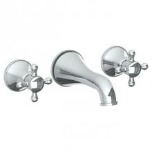 Watermark 313-5-AX-GP - Wall Mounted 3 Hole Bath Set