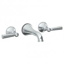 Watermark 313-5-WW-WH - Wall Mounted 3 Hole Bath Set