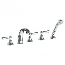 Watermark 313-8.1-WW-GP - Deck Mounted 5 Hole Bath Set