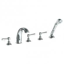 Watermark 313-8.1-Y2-WH - Deck Mounted 5 Hole Bath Set