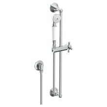 Watermark 313-HSPB1-AX-WH - Positioning Bar Shower Kit with Hand Shower and 69'' Hose