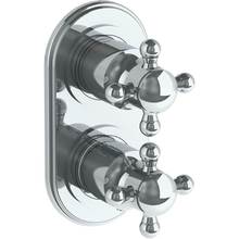 Watermark 313-T25-AX-GP - Wall Mounted Mini Thermostatic Shower Trim with built-in control, 3 1/2'' x 6 1/4'&