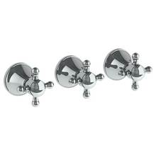 Watermark 313-WTR3-AX-WH - Wall Mounted 3-Valve Shower Trim