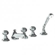 Watermark 314-8.1-T6-SBZ - Deck Mounted 5 Hole Bath Set