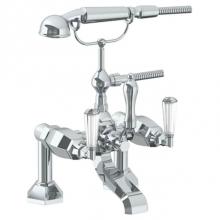 Watermark 314-8.2-CRY4-SBZ - Deck Mounted Exposed Bath Set with Hand Shower