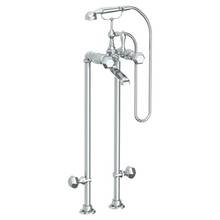 Watermark 314-8.3STP-T6-GP - Floor Standing Bath Set with Hand Shower and Shut-Off Valves