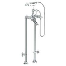 Watermark 314-8.3STP-XX-GP - Floor Standing Bath Set with Hand Shower and Shut-Off Valves