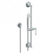 Watermark 314-HSPB1-CRY4-SBZ - Positioning Bar Shower Kit with Hand Shower and 69'' Hose