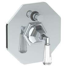 Watermark 314-P90-CRY4-WH - Wall Mounted Pressure Balance Shower Trim with Diverter, 7 1/2''