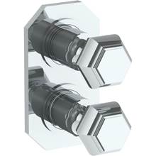 Watermark 314-T25-T6-PC - Wall Mounted Mini Thermostatic Shower Trim with built-in control, 3 1/2''