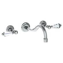 Watermark 321-2.2L-SWA-WH - Wall Mounted 3 Hole Lavatory Set with 10 5/8'' CTC Spout