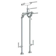 Watermark 321-8.3STP-S1A-WH - Floor Standing Bath Set with Hand Shower and Shut-Off Valves