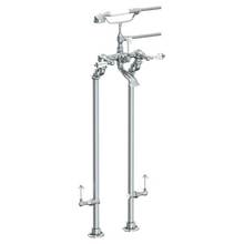 Watermark 321-8.3STP-SWA-GP - Floor Standing Bath Set with Hand Shower and Shut-Off Valves