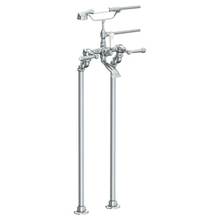 Watermark 321-8.3-S2-WH - Floor Standing Bath Set with Hand Shower