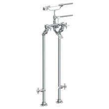 Watermark 321-8.3STP-S1-WH - Floor Standing Bath Set with Hand Shower and Shut-Off Valves