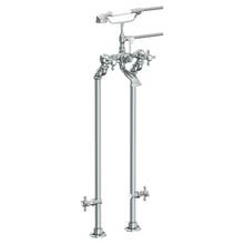 Watermark 321-8.3STP-V-WH - Floor Standing Bath Set with Hand Shower and Shut-Off Valves