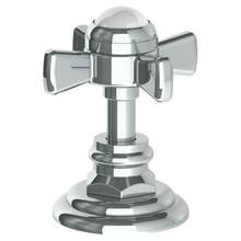 Watermark 321-DTC-S1-WH - Trim For Deck Mounted Valve.  Porcelain cross and lever buttons engraved ''COLD'&ap