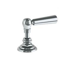 Watermark 321-DTC-S1A-GP - Trim For Deck Mounted Valve.  Porcelain cross and lever buttons engraved ''COLD'&ap