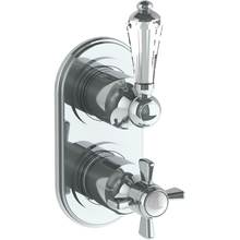 Watermark 321-T25-SWA-PC - Wall Mounted Mini Thermostatic Shower Trim with built-in control, 3 1/2''