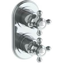 Watermark 321-T25-V-PC - Wall Mounted Mini Thermostatic Shower Trim with built-in control, 3 1/2''