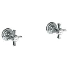 Watermark 321-WTR2-S1-WH - Wall Mounted 2-Valve Shower Trim