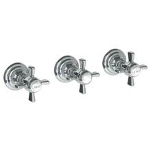 Watermark 321-WTR3-S1-WH - Wall Mounted 3-Valve Shower Trim