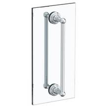 Watermark 322-0.1-18DDP-SBZ - Rochester 18'' double shower door pull/ glass mount towel bar