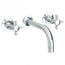 Watermark 34-5-B9M-SBZ - Wall Mounted 3 Hole Bath Set