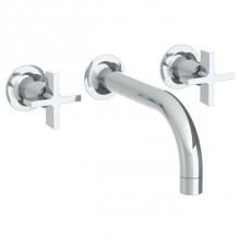 Watermark 34-5-DD3-SBZ - Wall Mounted 3 Hole Bath Set