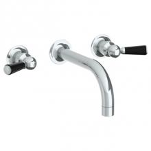 Watermark 34-5-H4-SBZ - Wall Mounted 3 Hole Bath Set