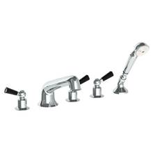 Watermark 34-8.1-H4-WH - Deck Mounted 5 Hole Bath Set