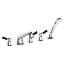 Watermark 34-8.1-H4-SBZ - Deck Mounted 5 Hole Bath Set