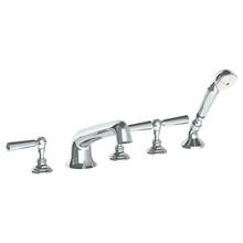 Watermark 34-8.1-S1A-WH - Deck Mounted 5 Hole Bath Set