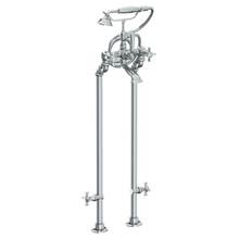 Watermark 34-8.3STP-B9M-WH - Floor Standing Bath Set with Hand Shower and Shut-Off Valves